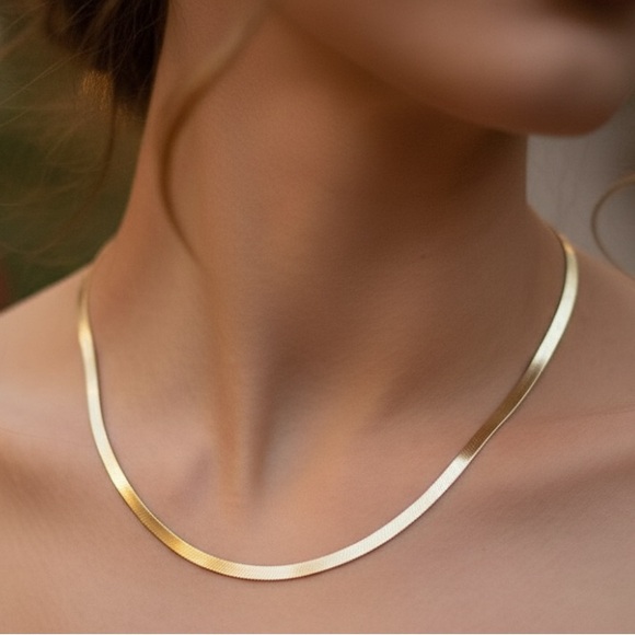 Jewelry - 01# “Versatile Glam: Adjustable Color Gold Omega Style Necklace”